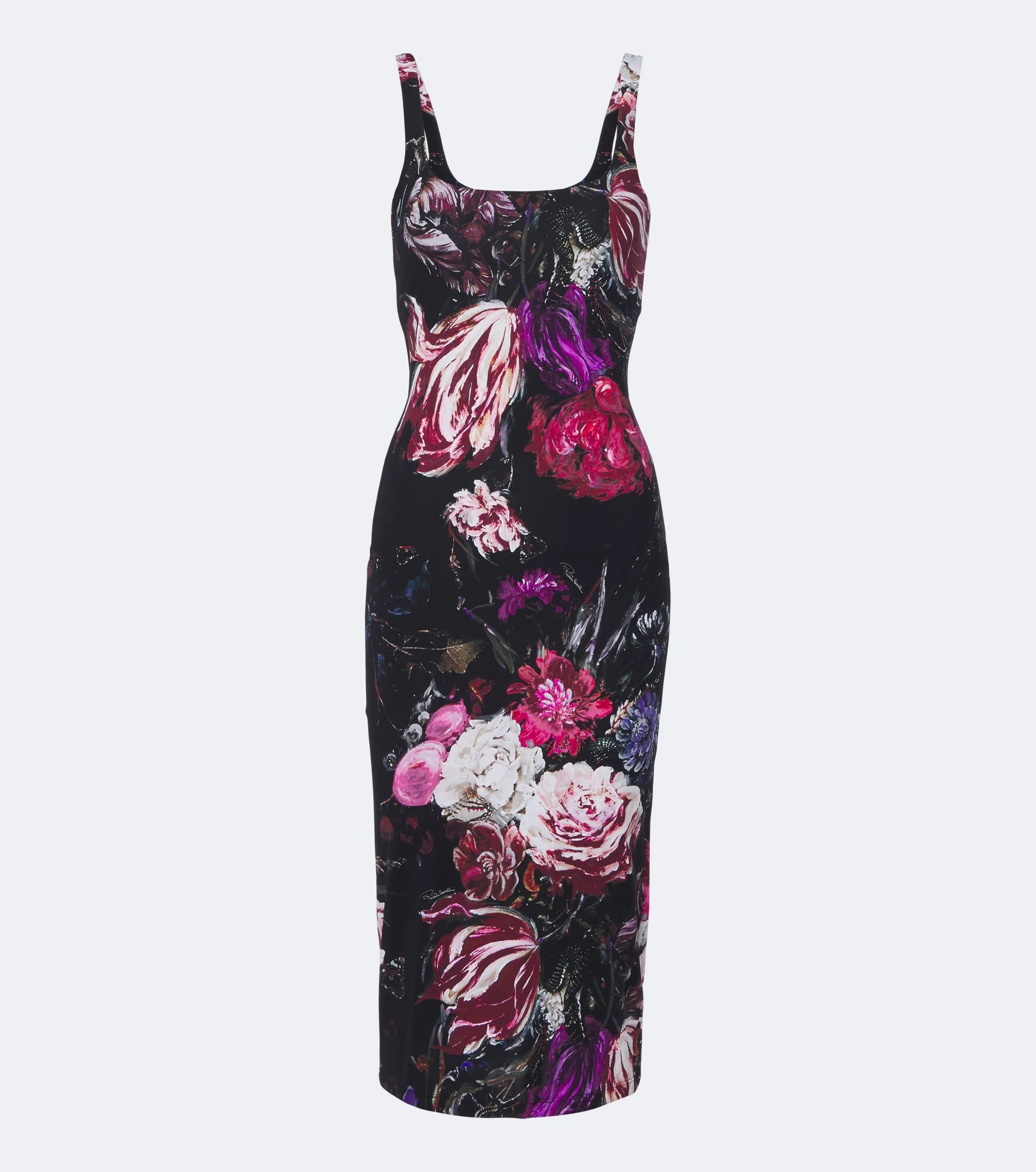 Floral midi dress - 1