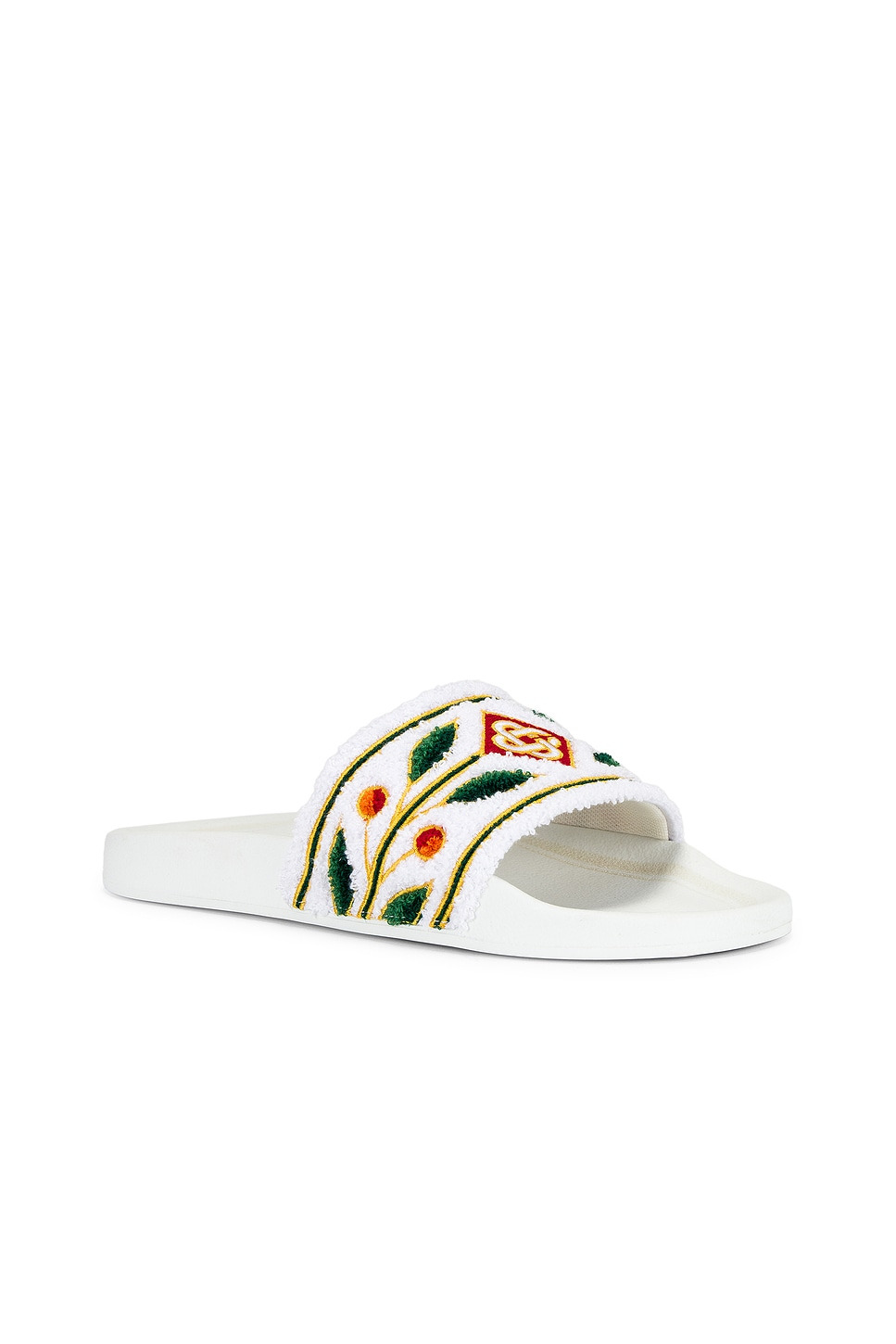 Embroidered Terry Slider - 2
