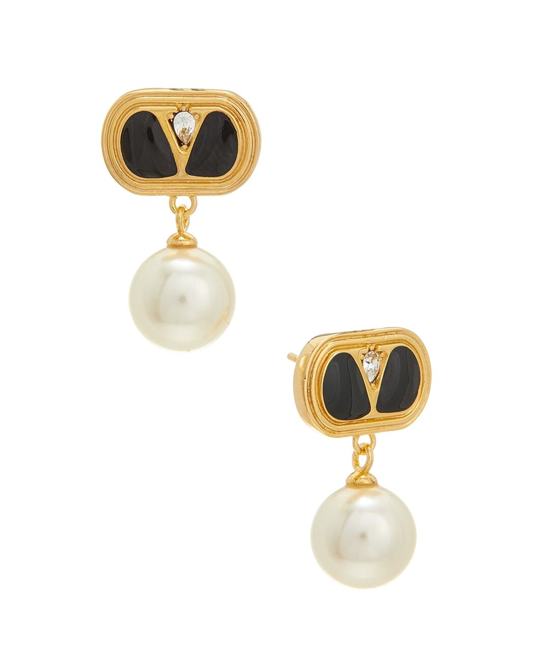 Valentino Valentino Ovalette Earrings | ruelala | REVERSIBLE