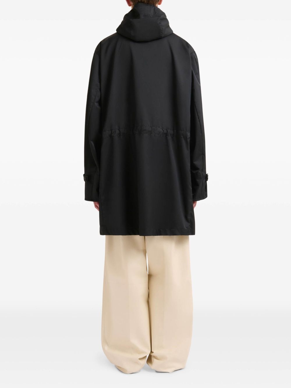 water-resistant hooded parka - 4