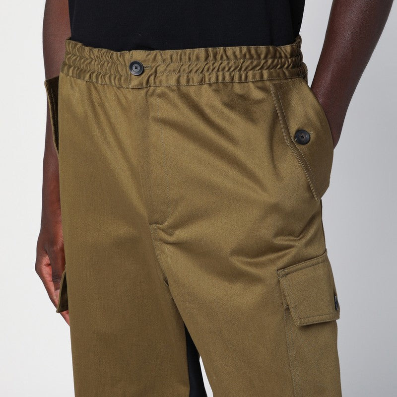 Wales Bonner Green Khaki Cotton Trousers Men - 4