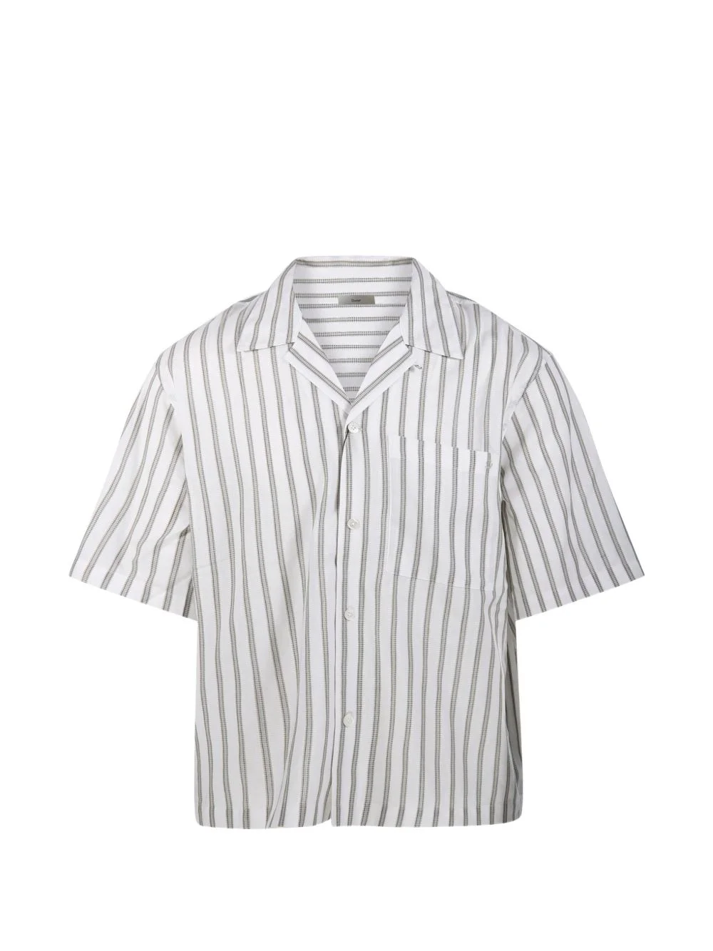 striped short-sleeve shirt - 1