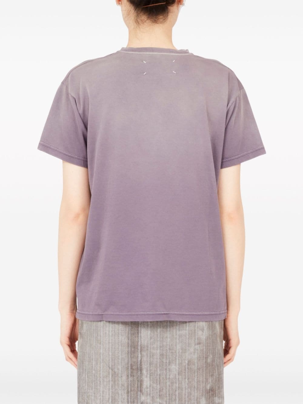 Reverse logo-print cotton T-shirt - 5