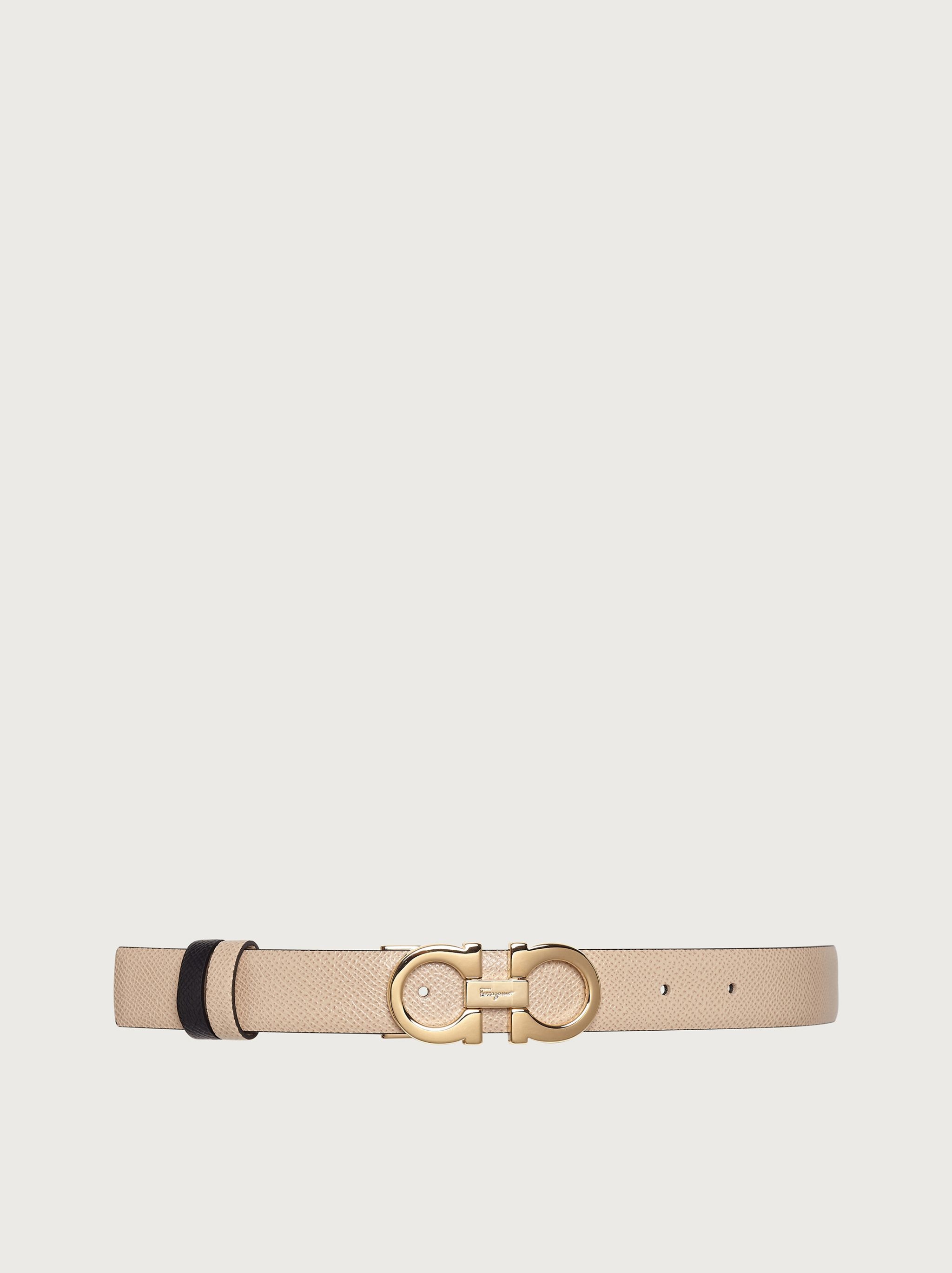 Reversible and adjustable Gancini belt - 1