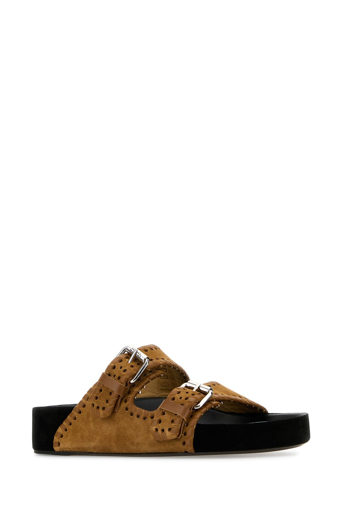 Camel suede Lennyo slippers - 2