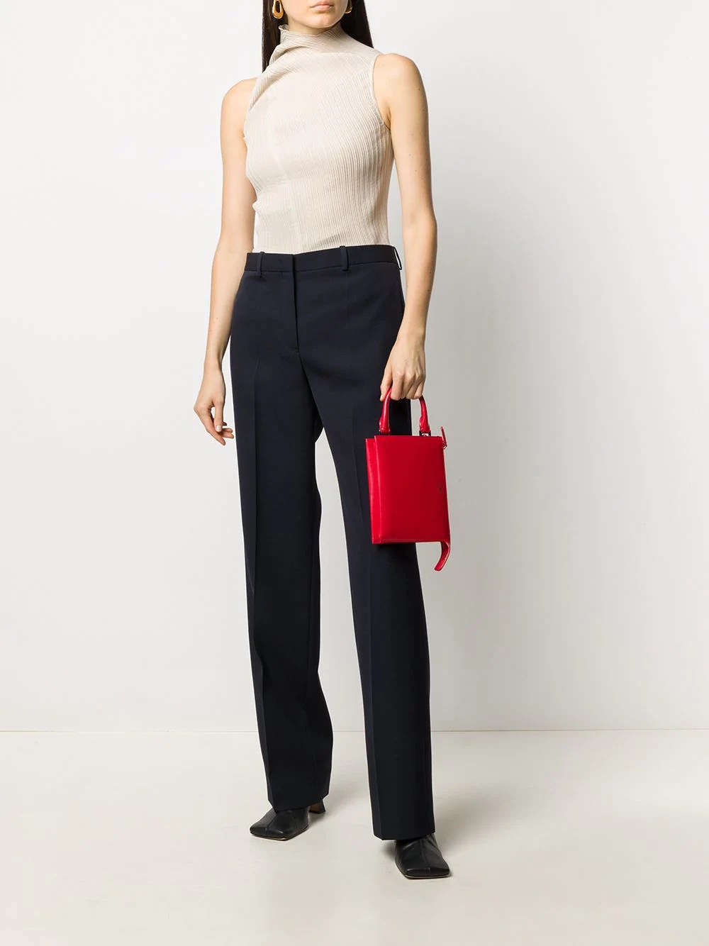 straight-leg tailored trousers - 2