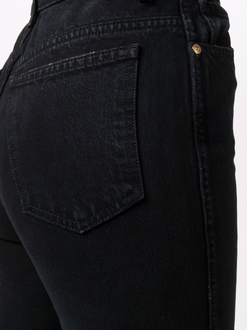 high waist flared jeans - 5