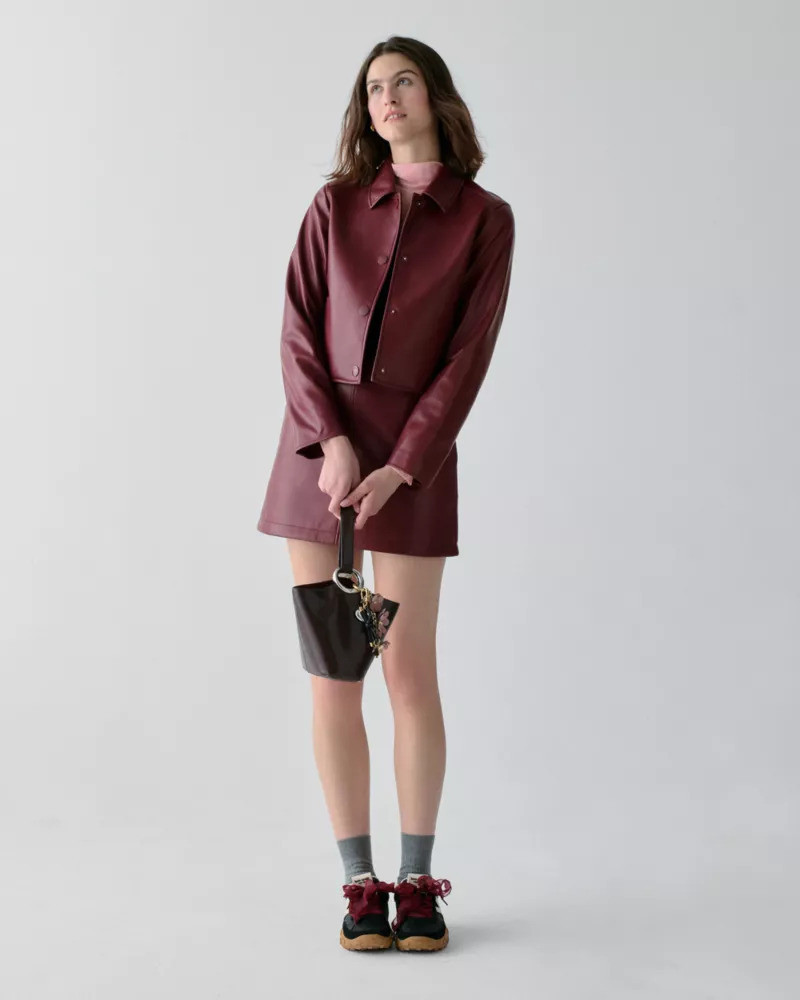 Faux Nappa Leather Jacket 5