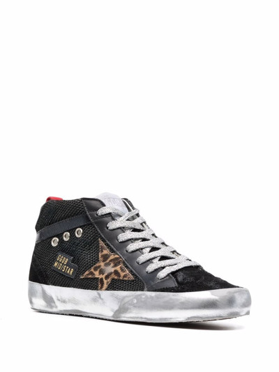 Golden Goose star-patch high-top sneakers outlook