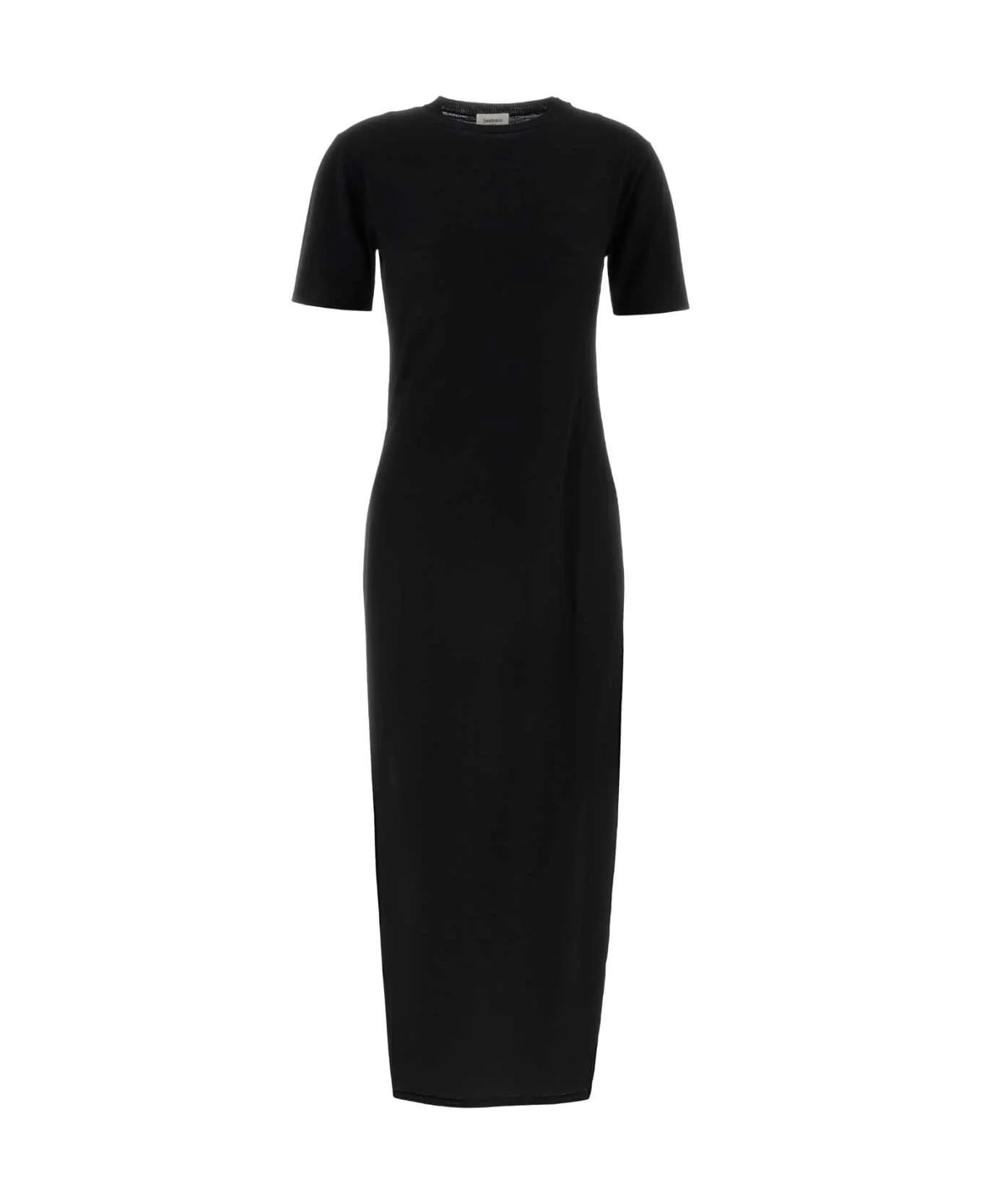 Black Wool Dress - 1