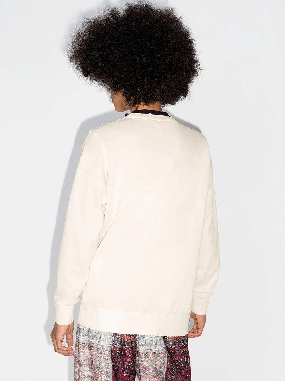 crew neck cotton sweatshirt - 3