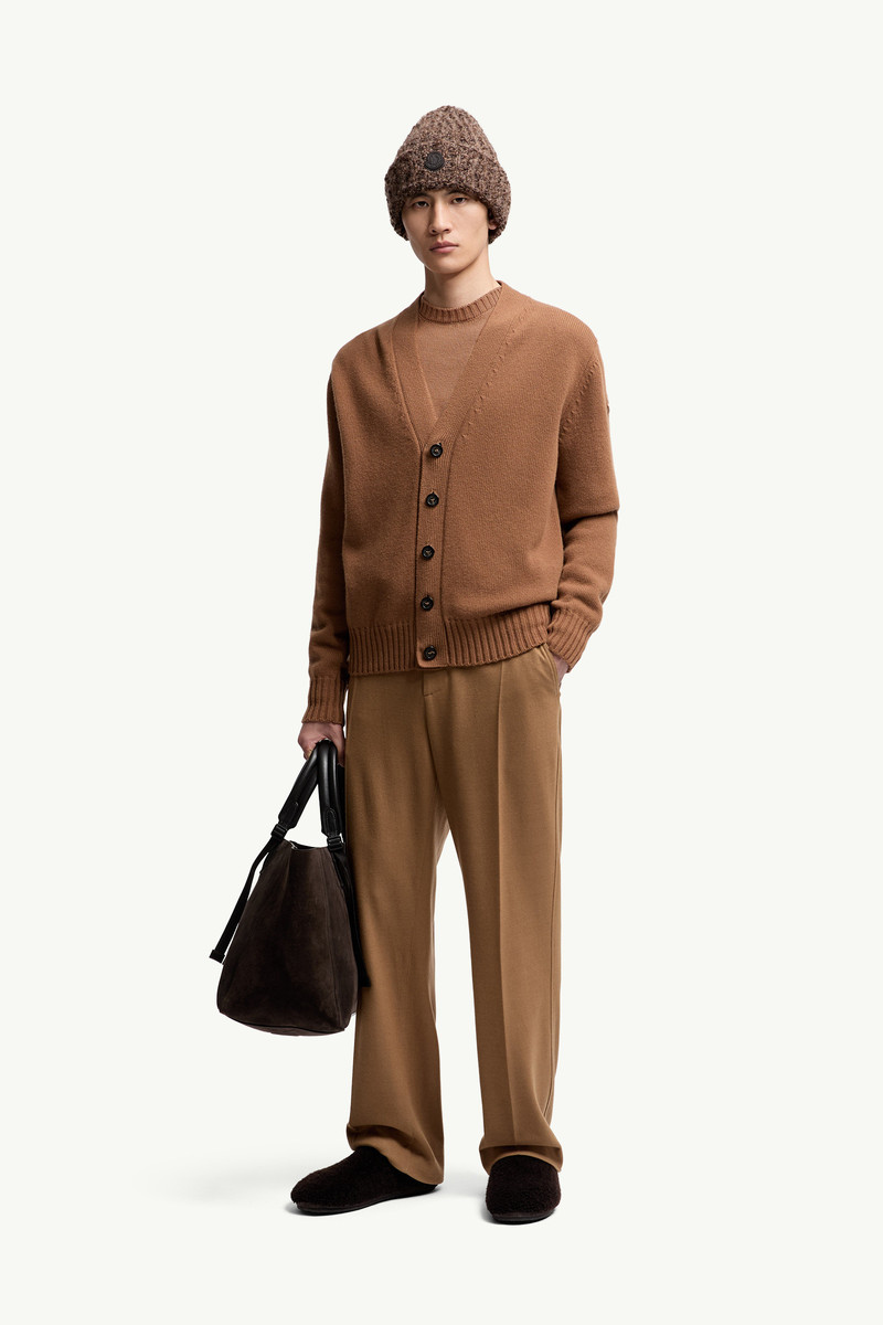 Moncler V-Neck Wool Cardigan outlook