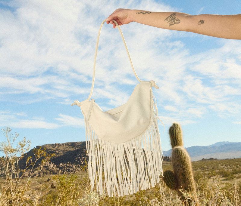 ERIKA CRESCENT FRINGE BAG 6