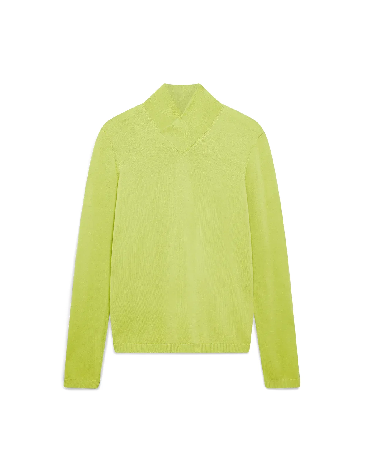 Merino Cowl Neck Top | Casablanca Paris - 1
