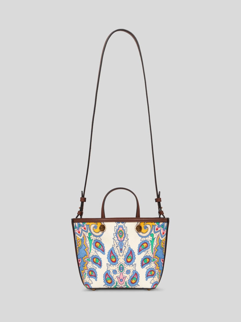 ETRO ESSENTIAL MINI PRINTED CANVAS BAG 1