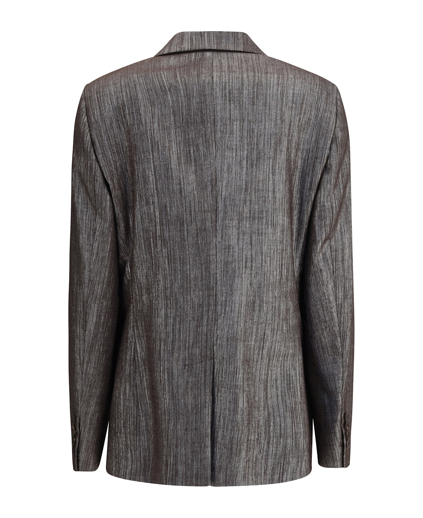 Lurex Fabric Blazer - 2