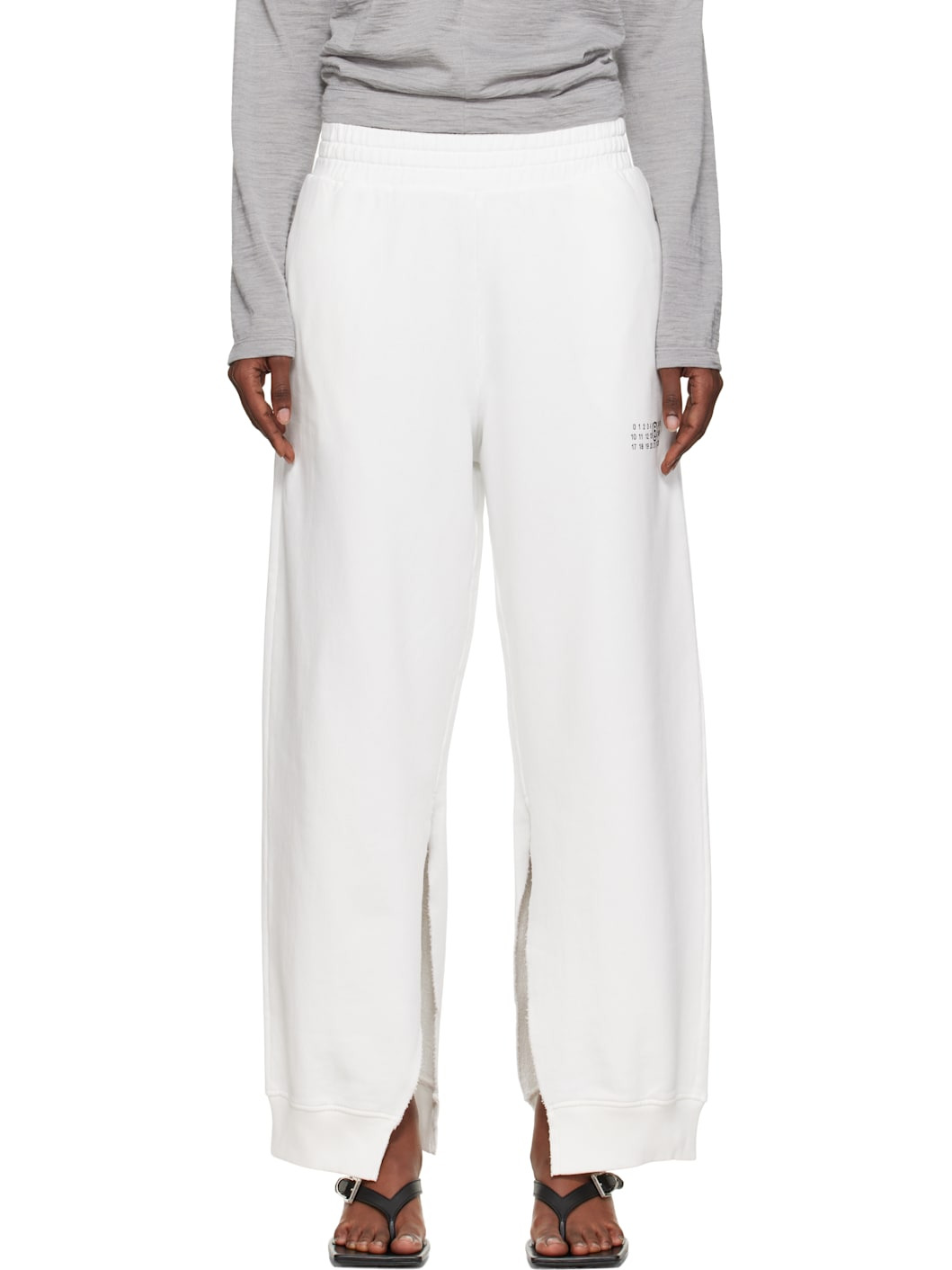 Off-White Cotton Sweatpants - 1
