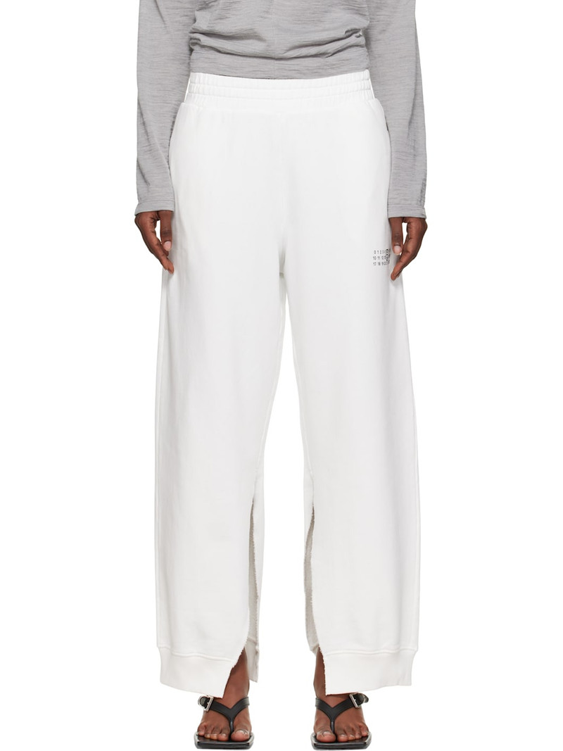 Off-White Cotton Sweatpants 1