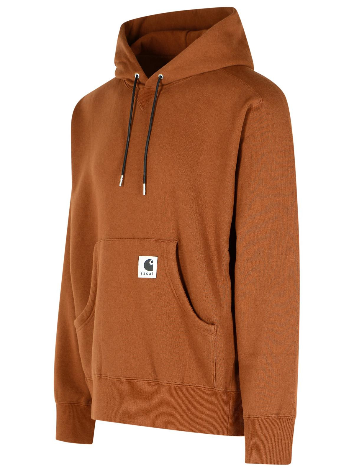 Sacai 'Charhartt Work In Progress' Brown Cotton Sweatshirt Men - 2