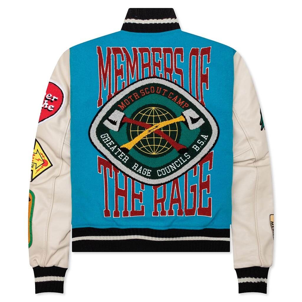 CLASSIC VARSITY JACKET - ALGERS BLUE - 2