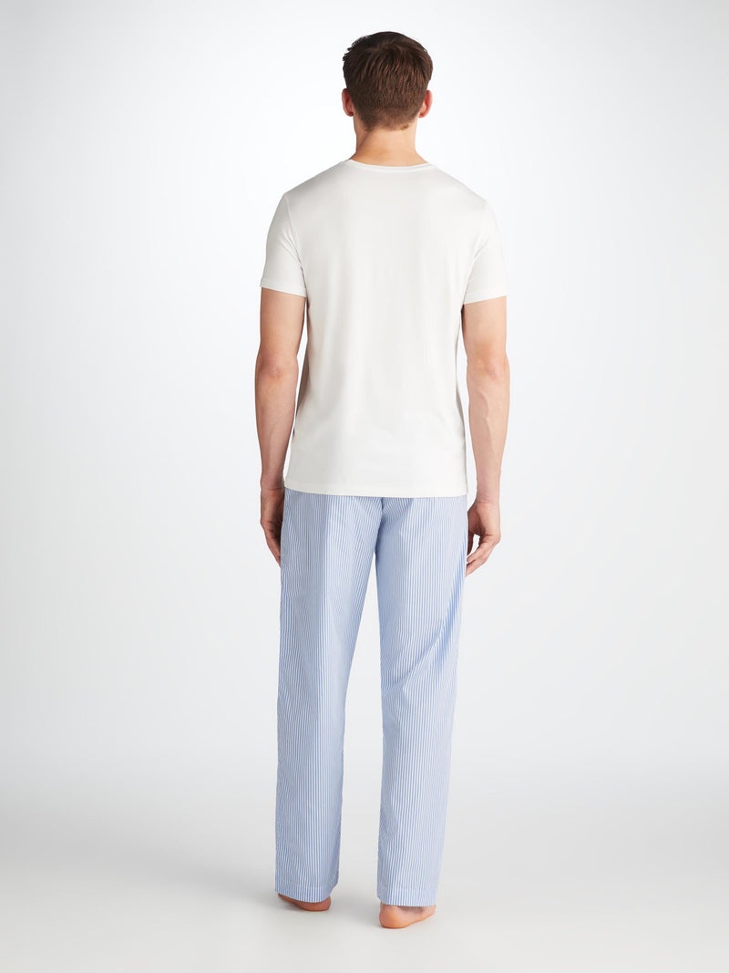 Men's Lounge Pants James Cotton Blue - 4