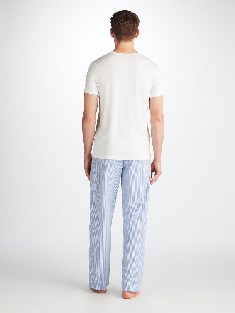 Men's Lounge Trousers James Cotton Blue - 4