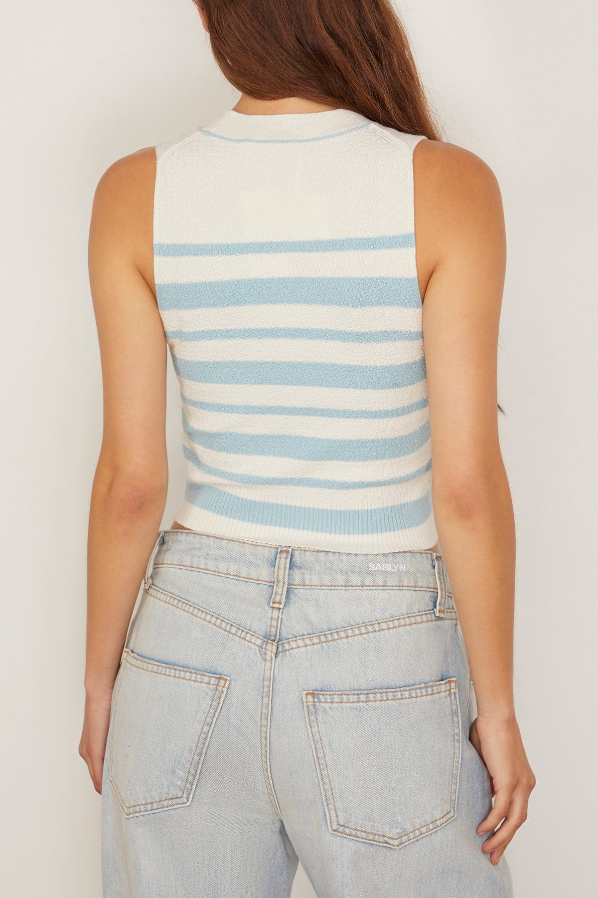 Tatyana Tank in Azure Sky Stripe - 5
