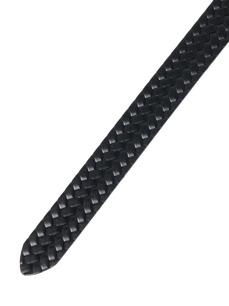 woven-leather belt 3