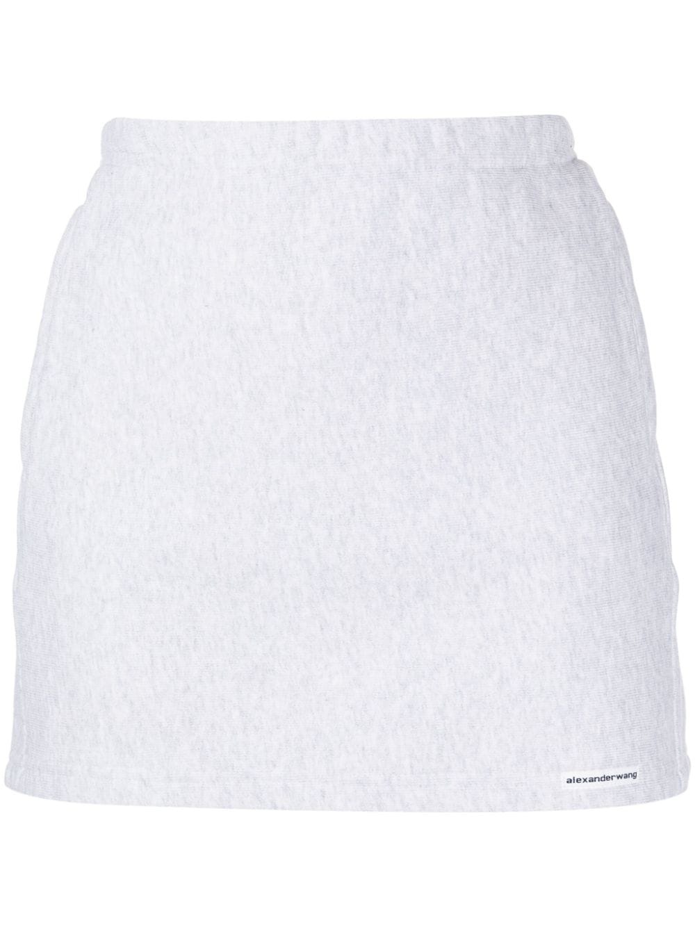logo-appliqué mini skirt - 1