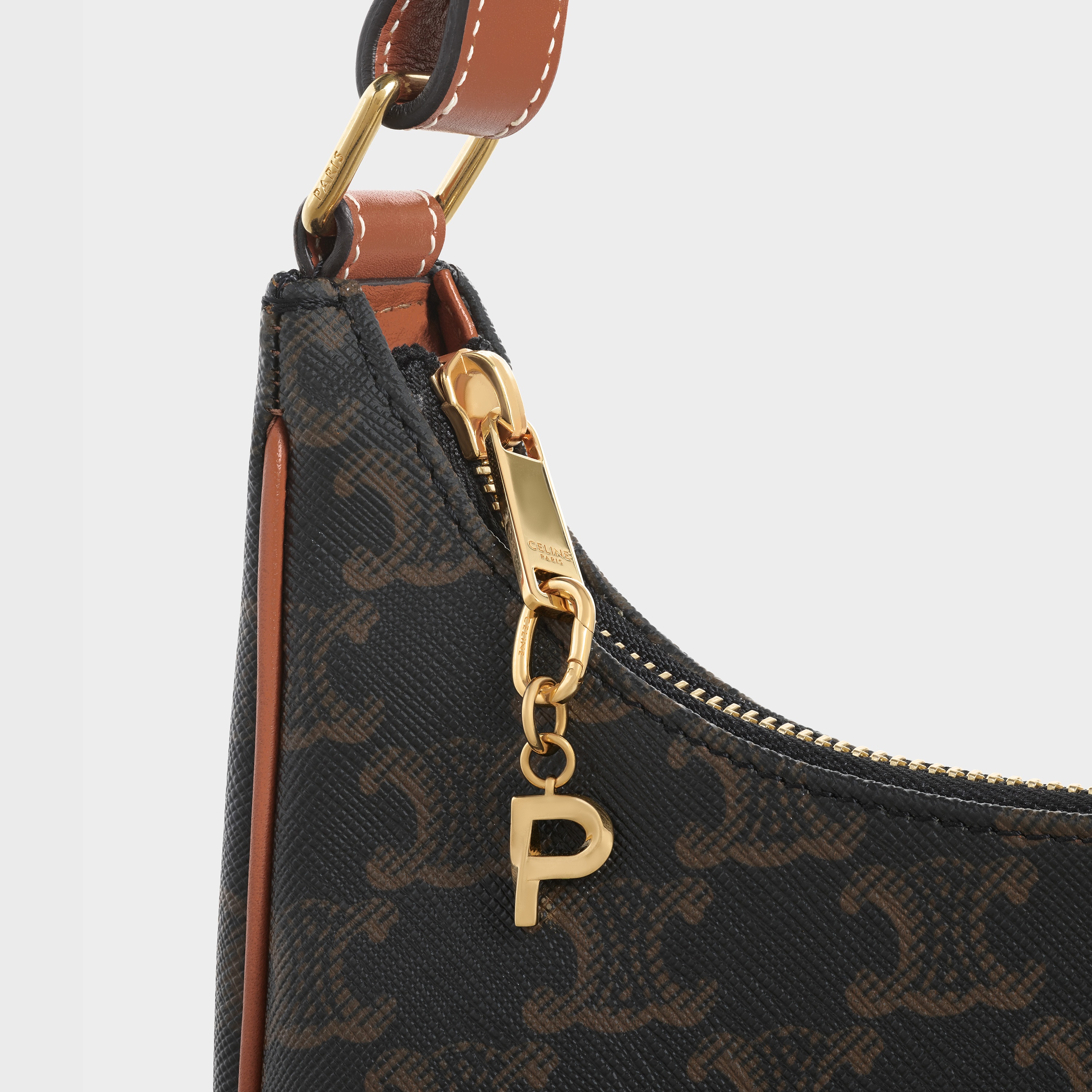 P CHARM in Brass - 2