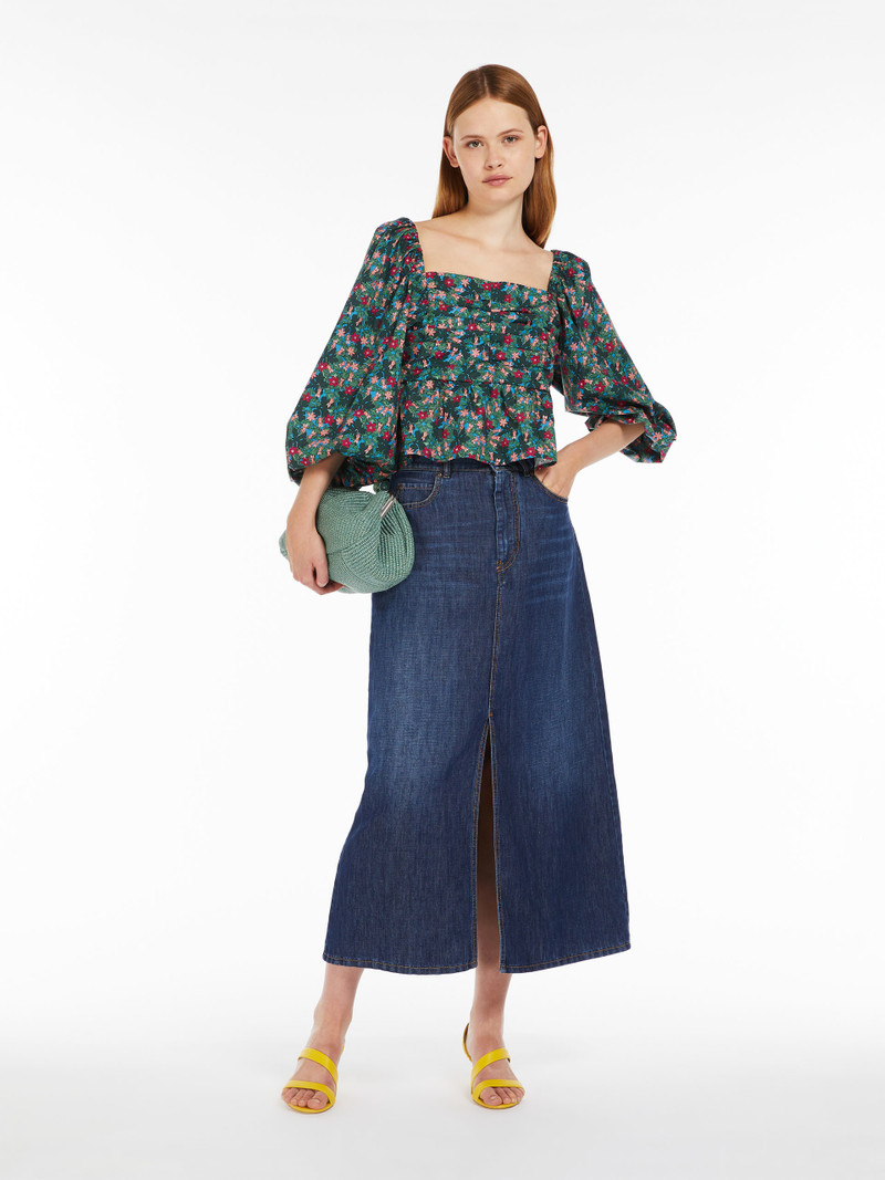 WEEKEND Max Mara PALPITI Cotton poplin top outlook