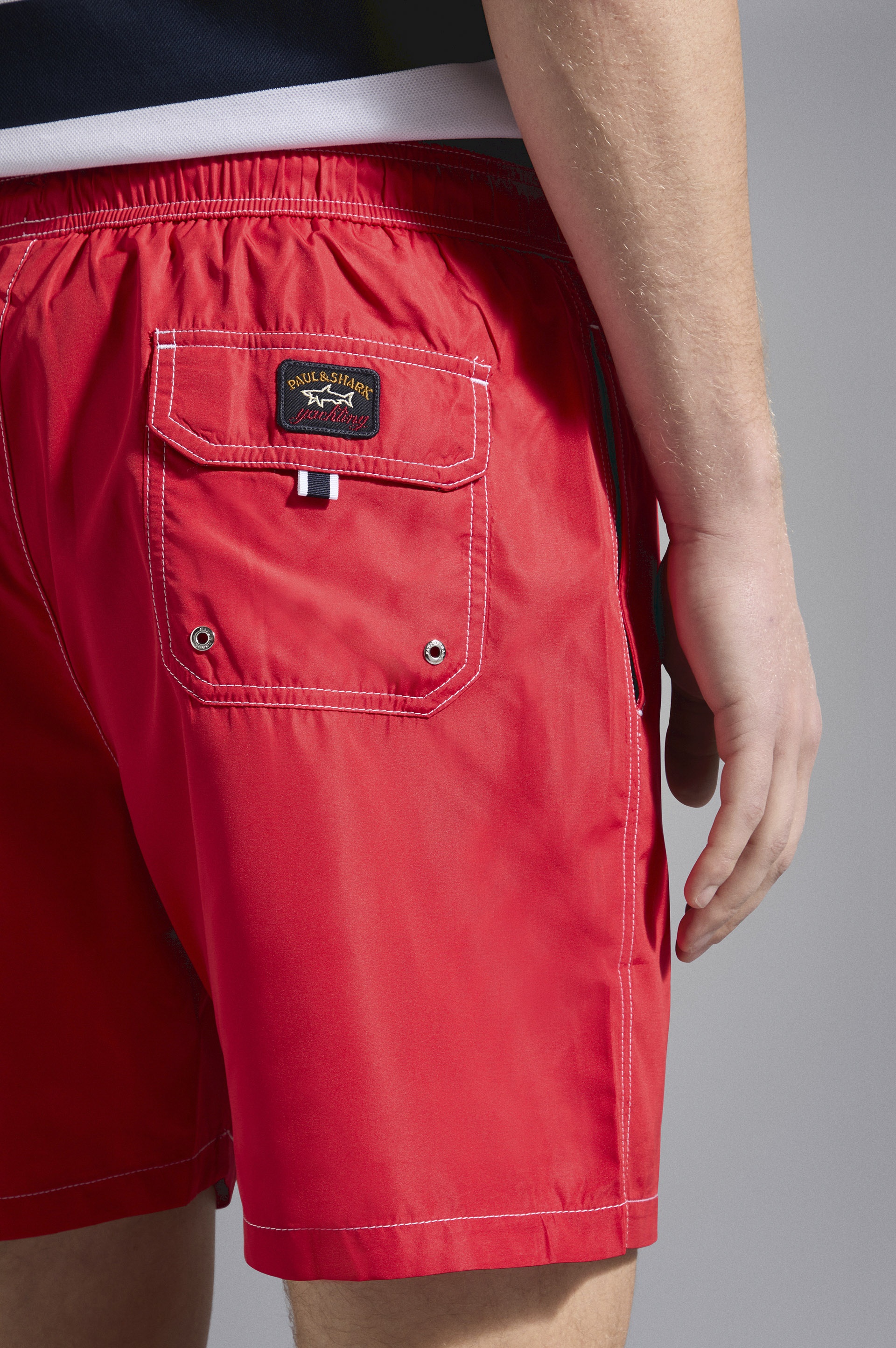 SWIM SHORTS WITH NAUTICAL EMBROIDERY - 4