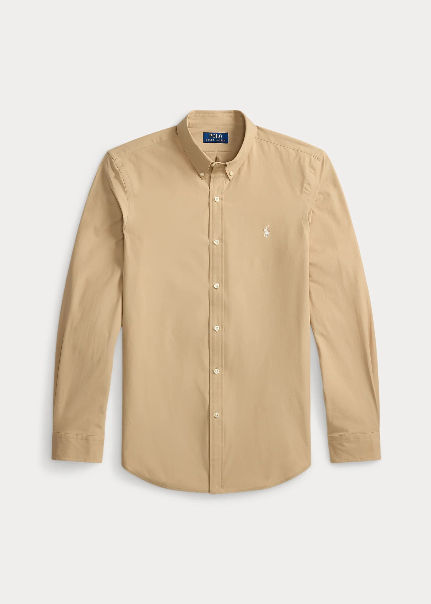 Slim Fit Stretch Poplin Shirt - 1