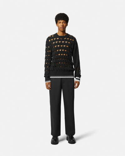 VERSACE JEANS COUTURE Cutout Cable-Knit Sweater outlook