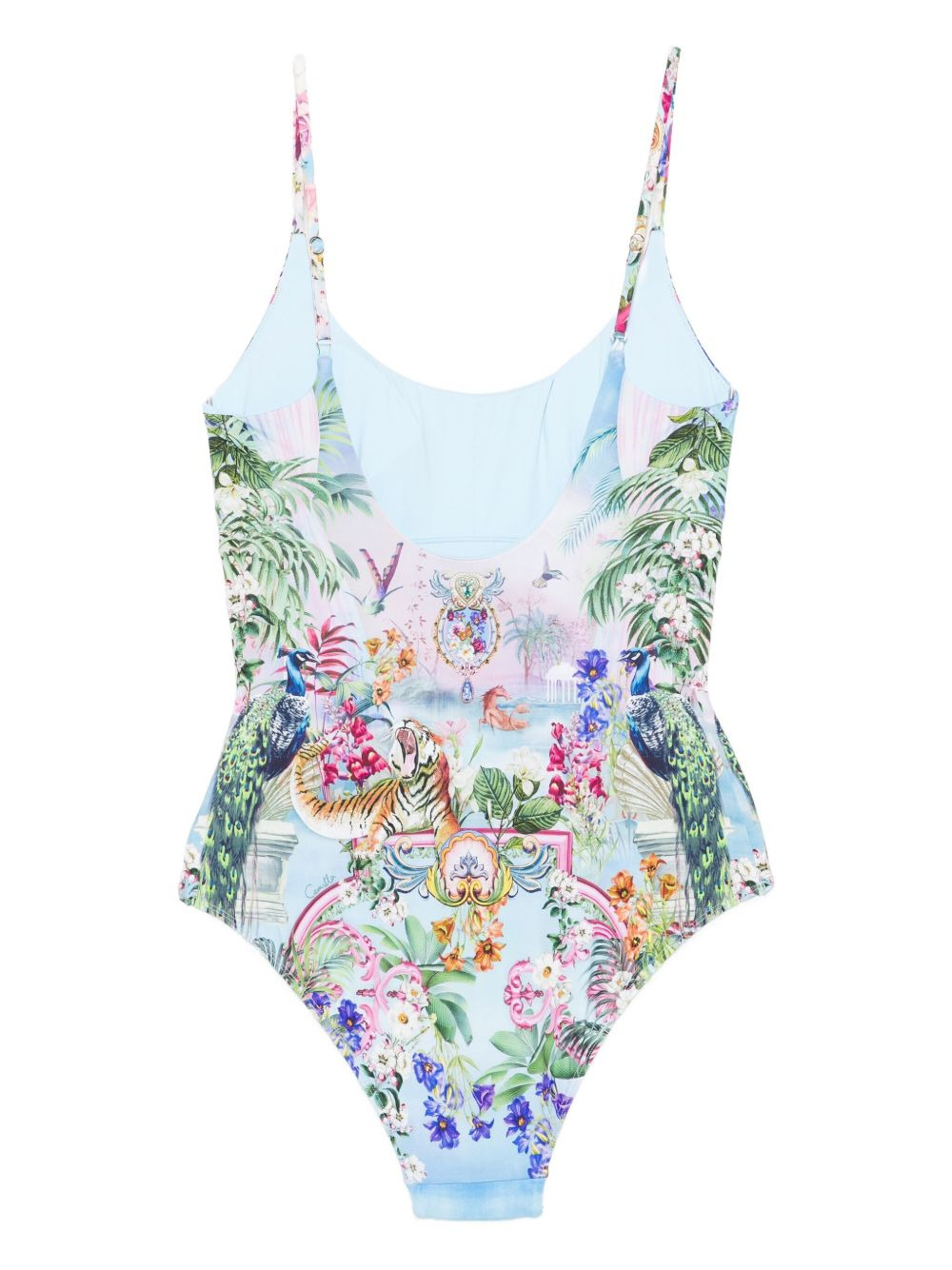 jewel-embellished swimsuit - 2