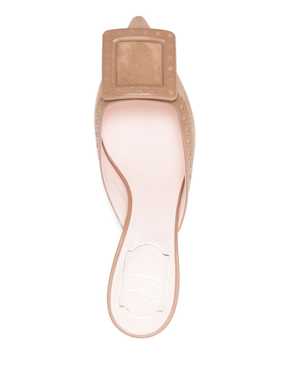 45mm suede mules - 4