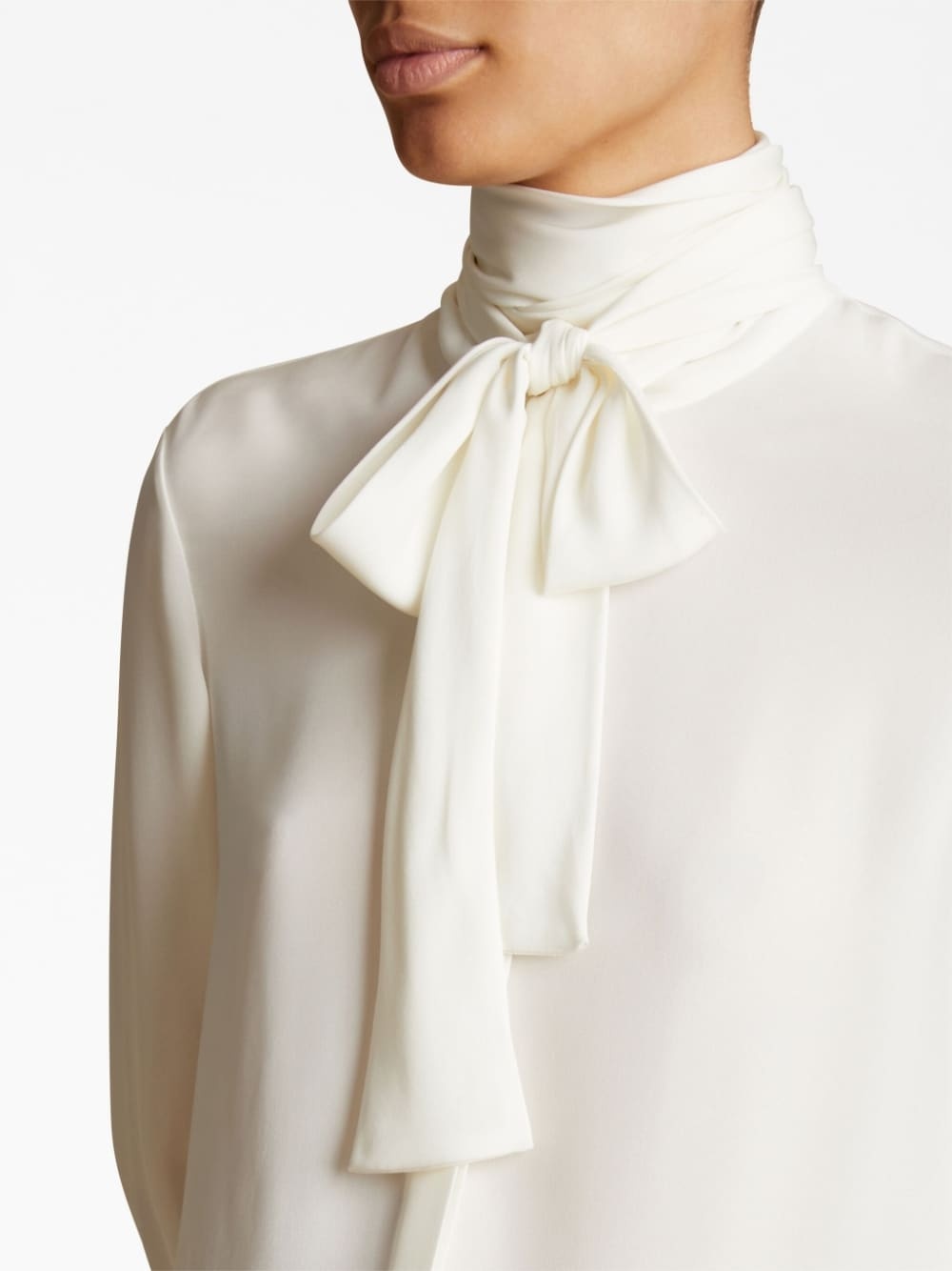 Tash scarf-detail silk blouse - 5
