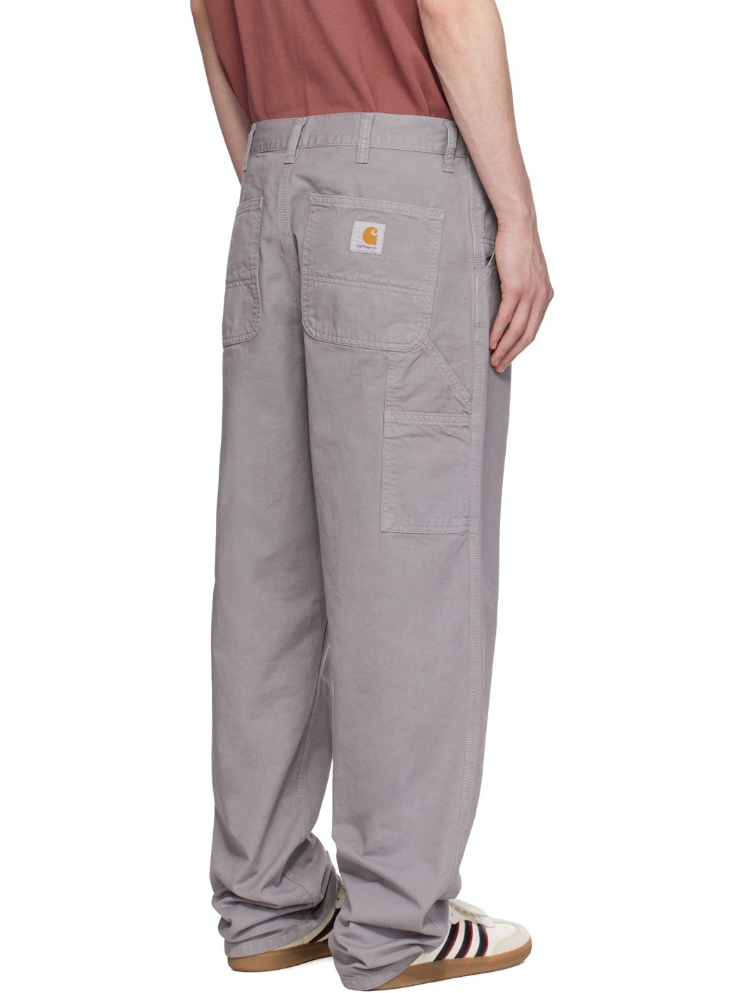 Gray Single Knee Trousers - 3