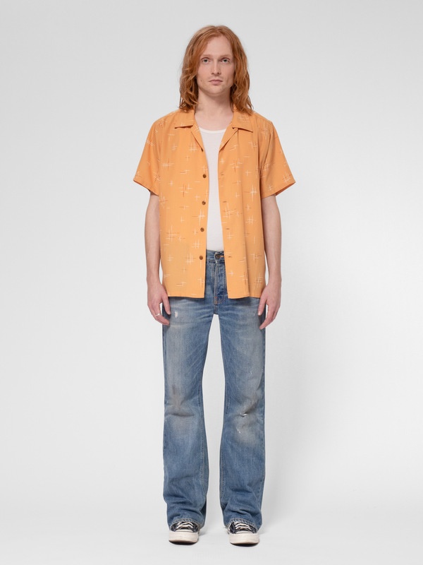 Arvid 50s Hawaii Shirt Ochre - 2