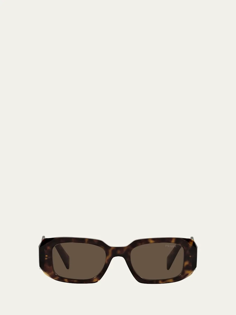 Rectangle Acetate Sunglasses - 1