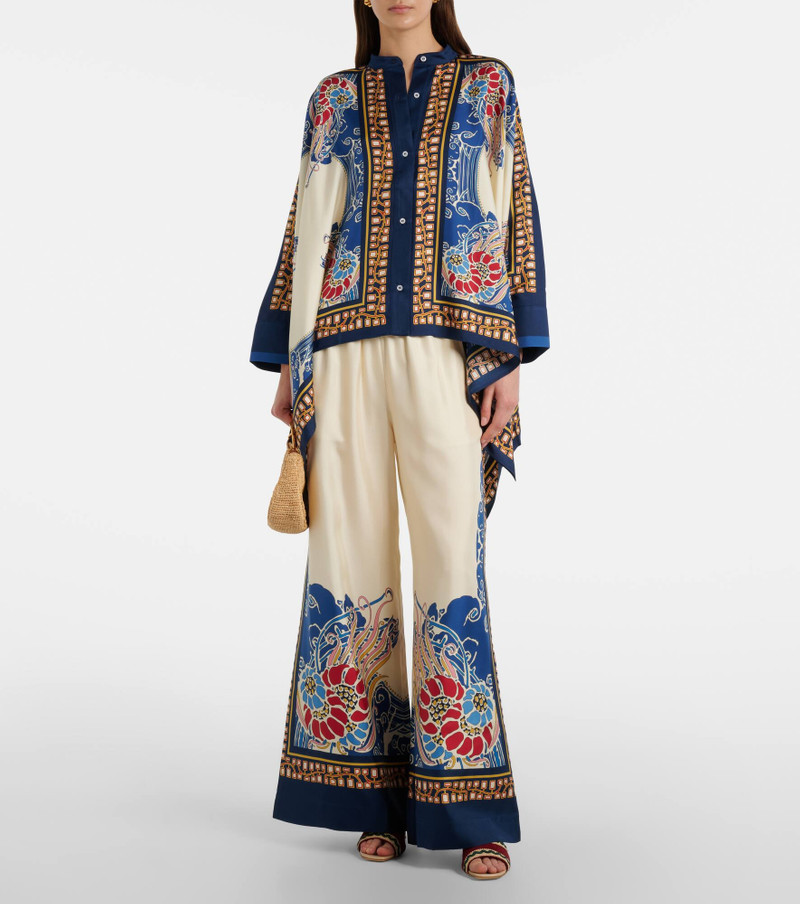 Manolo Blahnik Marebis 50 embroidered suede mules outlook