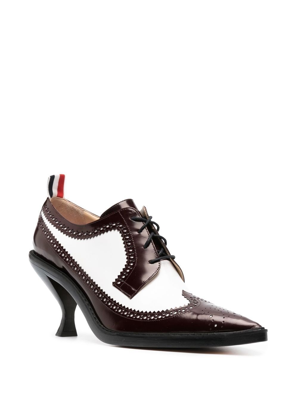 90mm sculpted heel brogues - 2