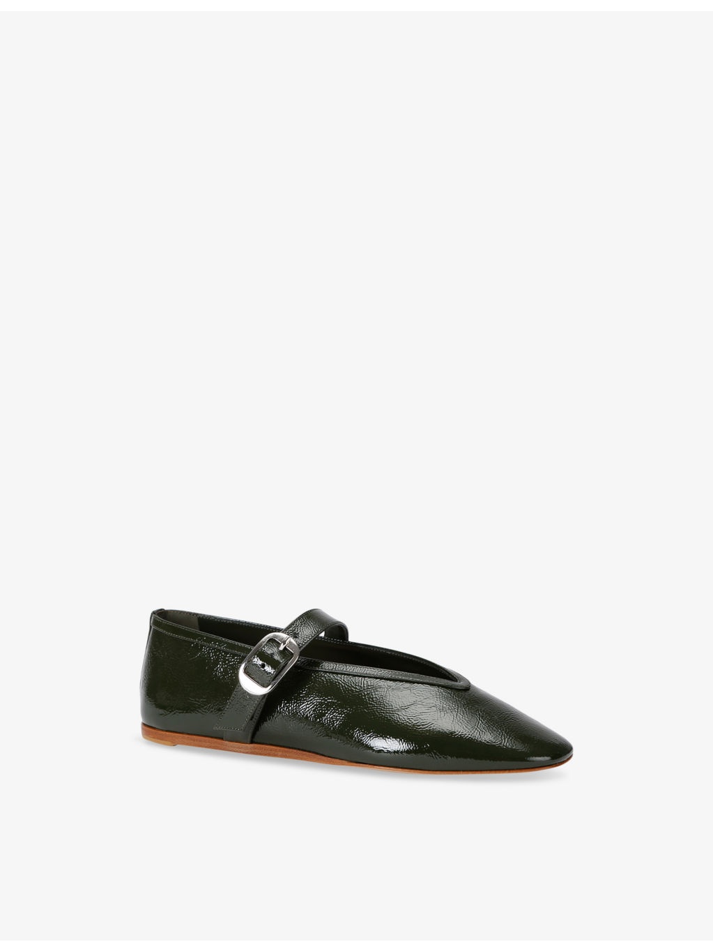 Stella Single-Strap Patent-Leather Ballet Flats - 3