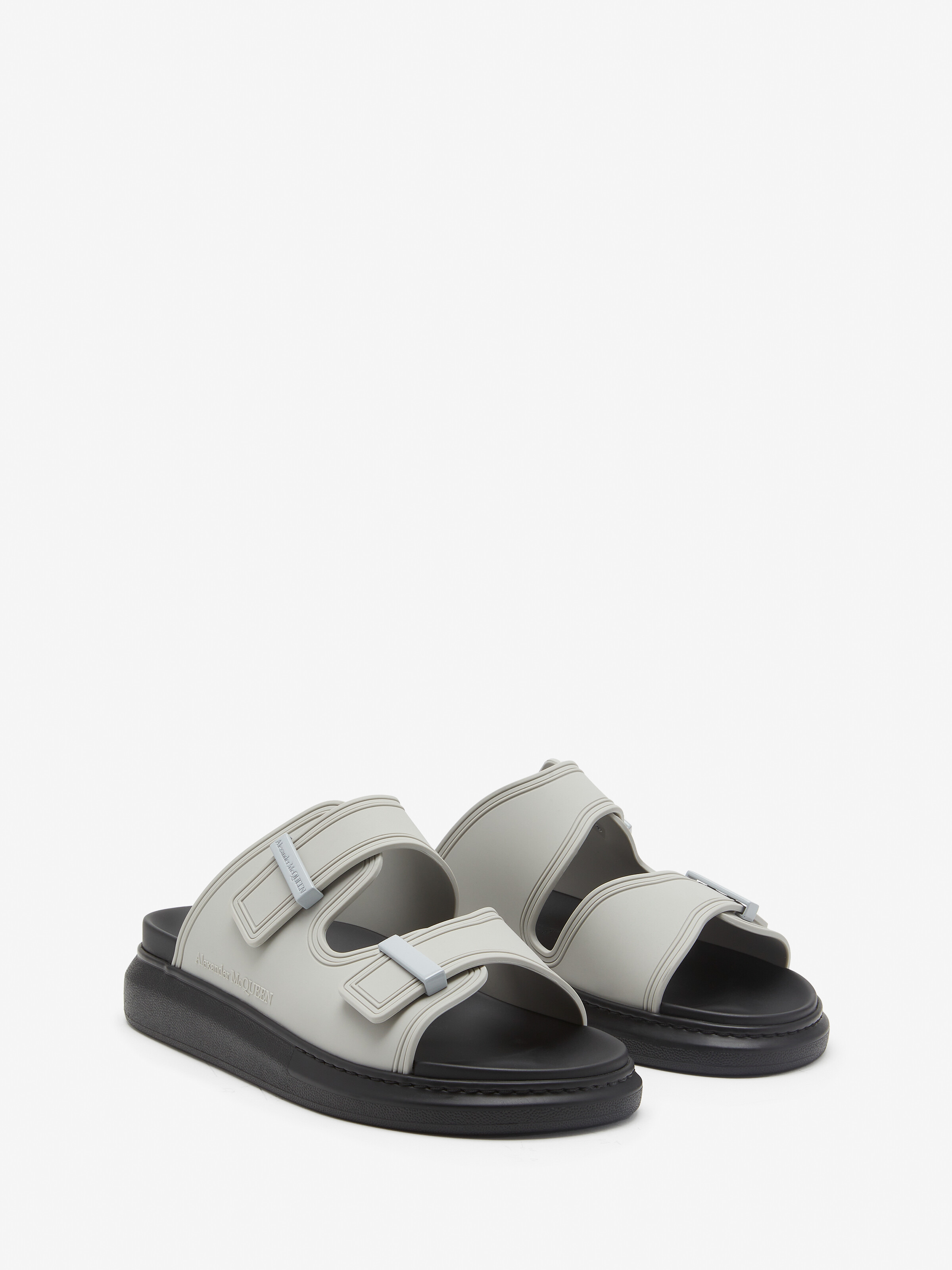 Men's Hybrid Slide in Ash Grey - 2