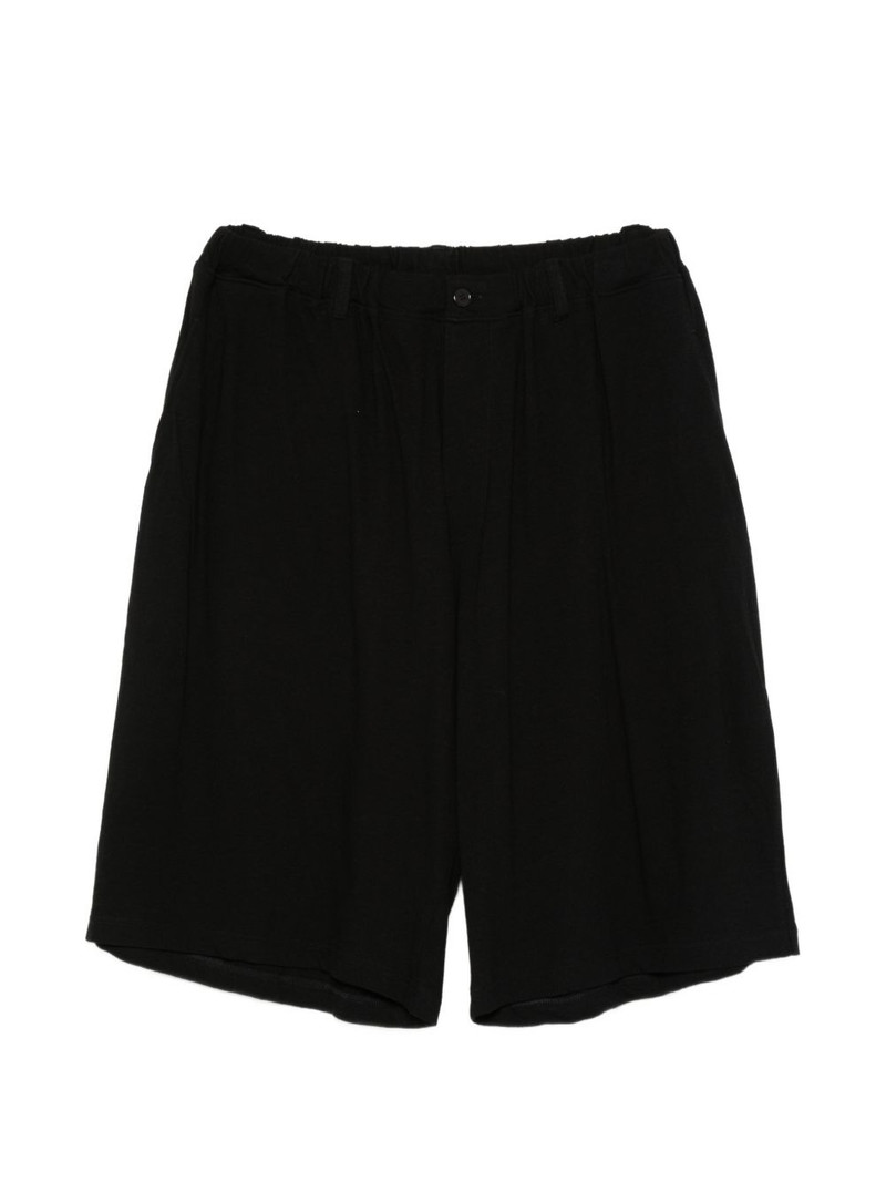 elasticated-waistband shorts 1