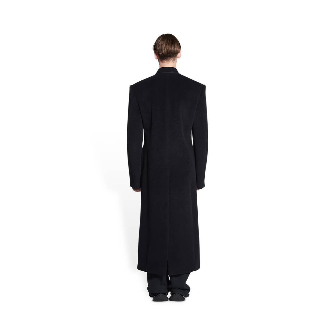 Men's Classic Coat in Black - 4