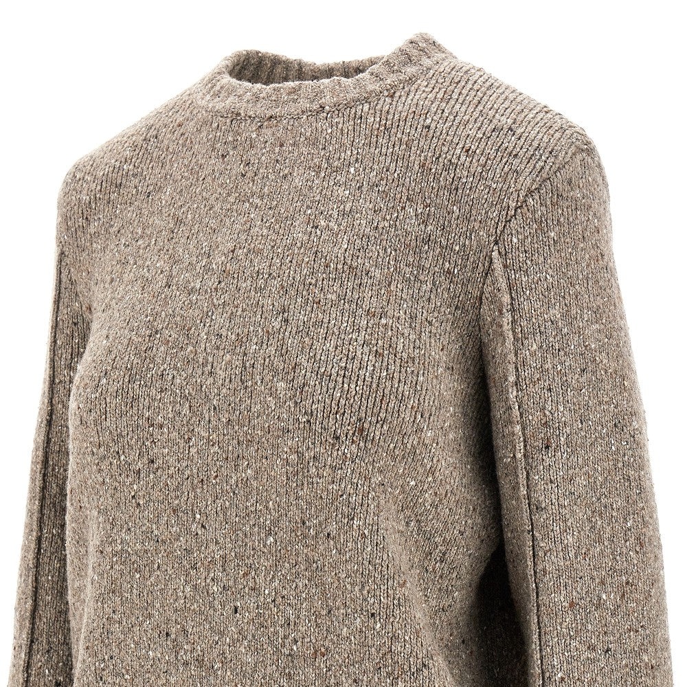 MOULINÉ WOOL-BLEND SWEATER - 2