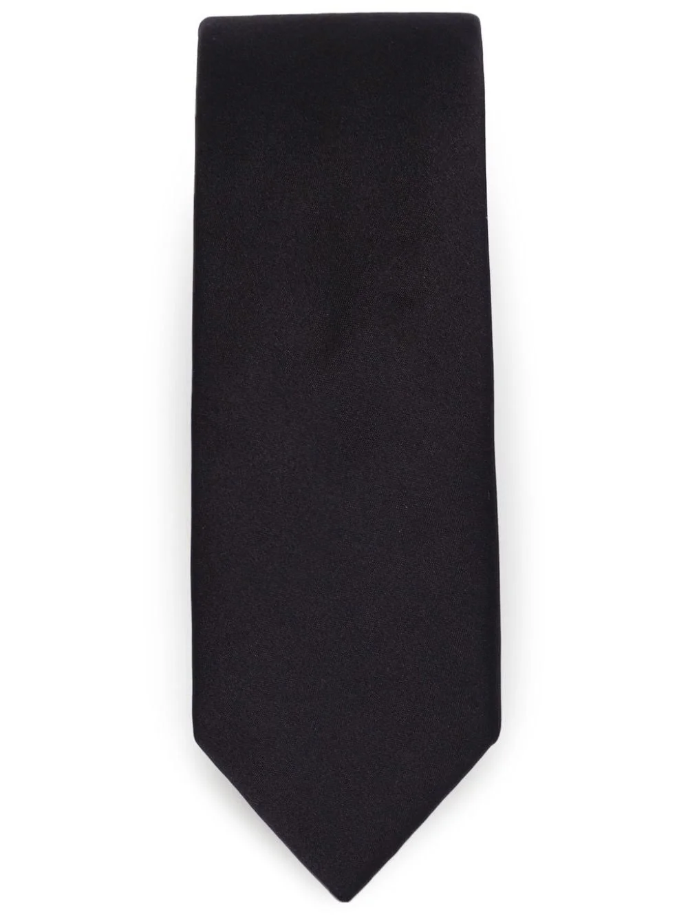logo-embroidered silk tie - 1