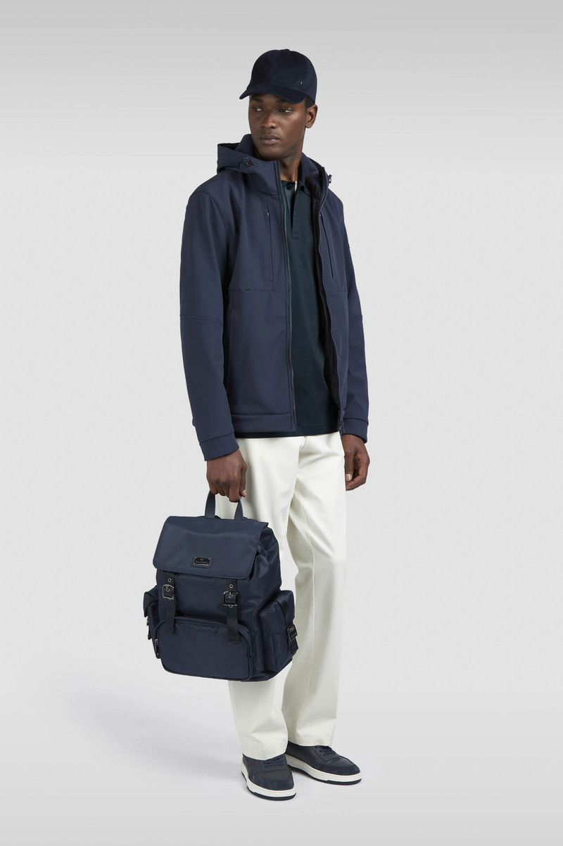 Paul & Shark AQUA TOUCH COTTON POLO SHIRT WITH MICRO PATTERN DETAIL ON THE COLLAR outlook