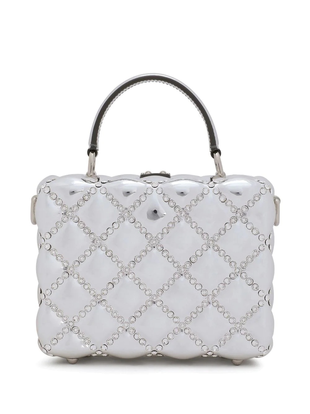resin rhinestone-embellished Dolce Box bag - 3